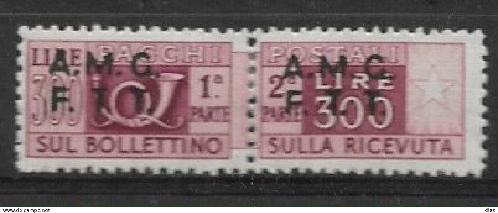 TRIESTE 1947-48 POSTAGE DUE (COLIS POSTAUX) MH - Segnatasse