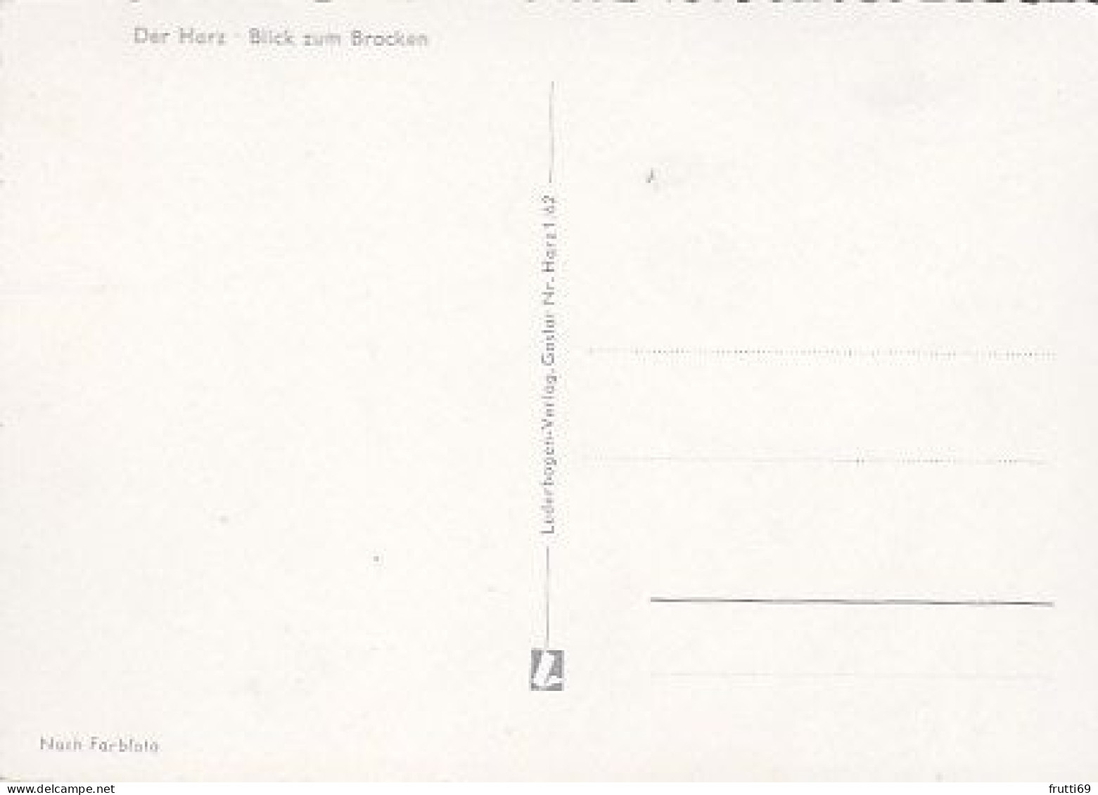 AK 209209 GERMANY - Der Harz - Blick Zum Brocken - Oberharz