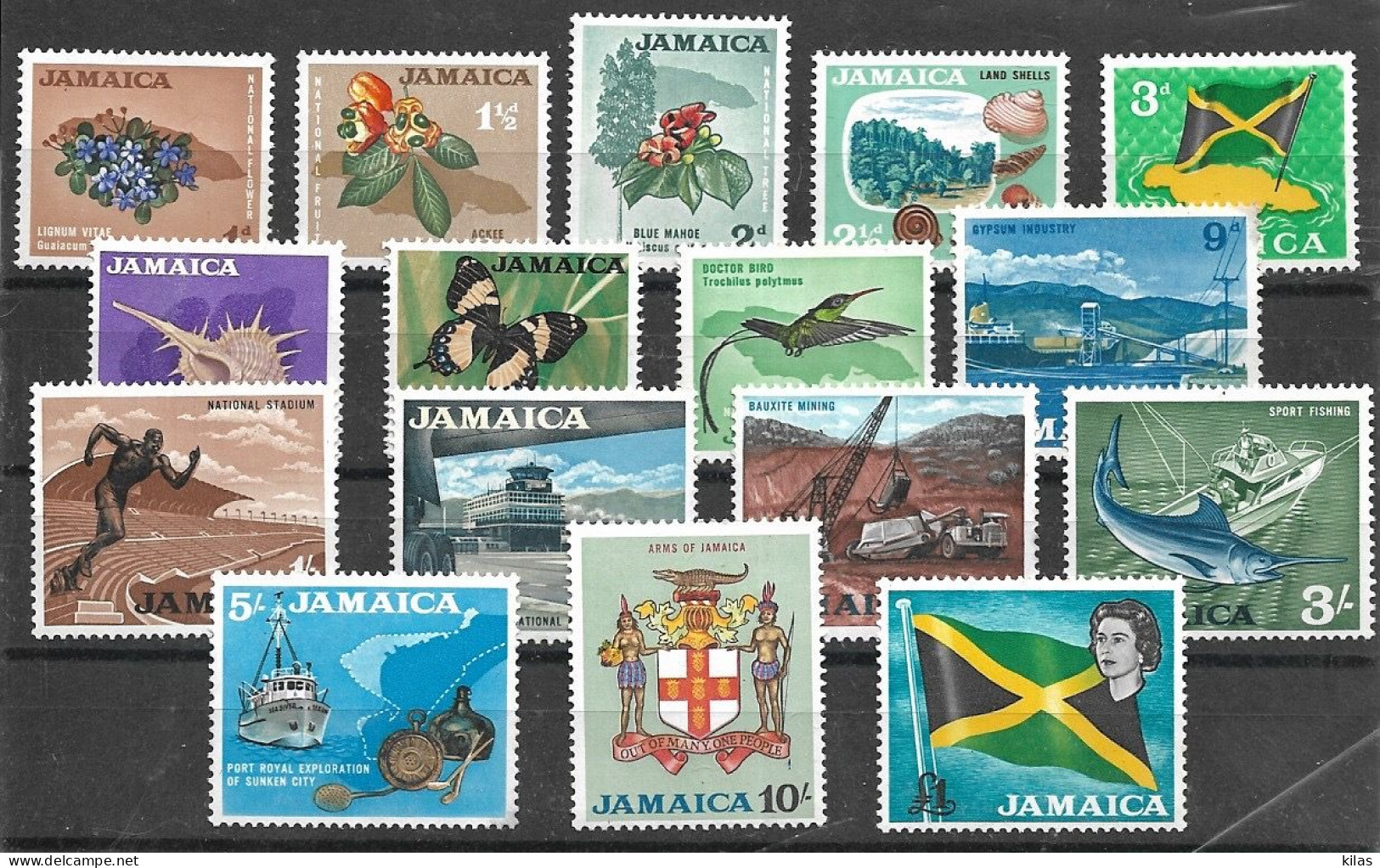 JAMAICA 1964 DEFINITIVES MNH - Jamaique (1962-...)