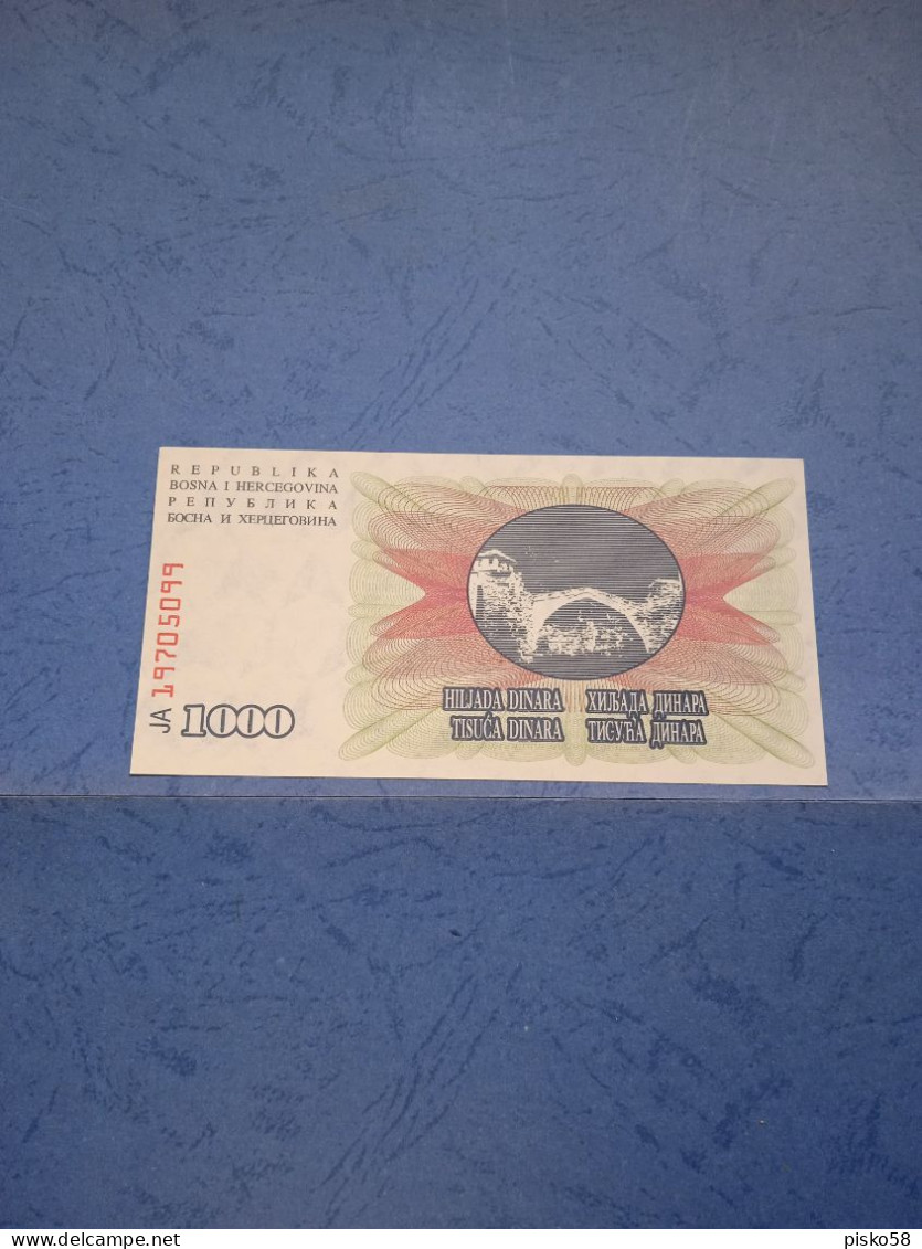 BOSNIA ERZEGOVINA-P15 1000D 1992 UNC - Bosnien-Herzegowina