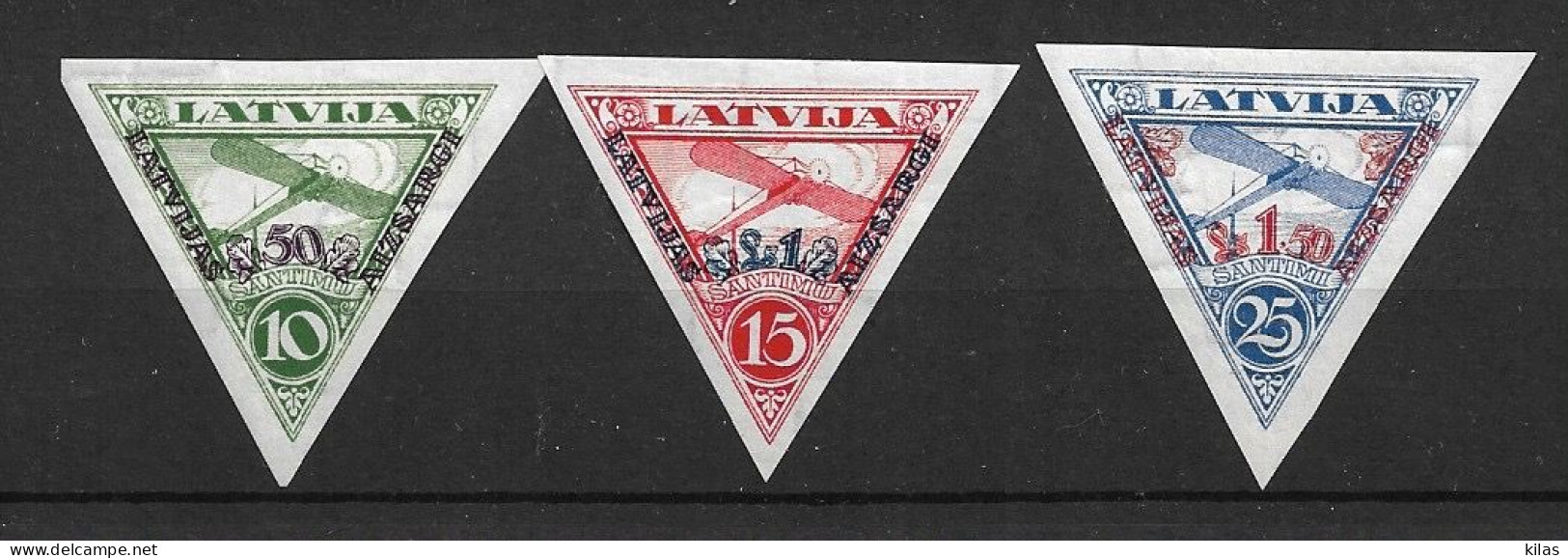 LATVIA 1931 AIRMAIL MH - Latvia