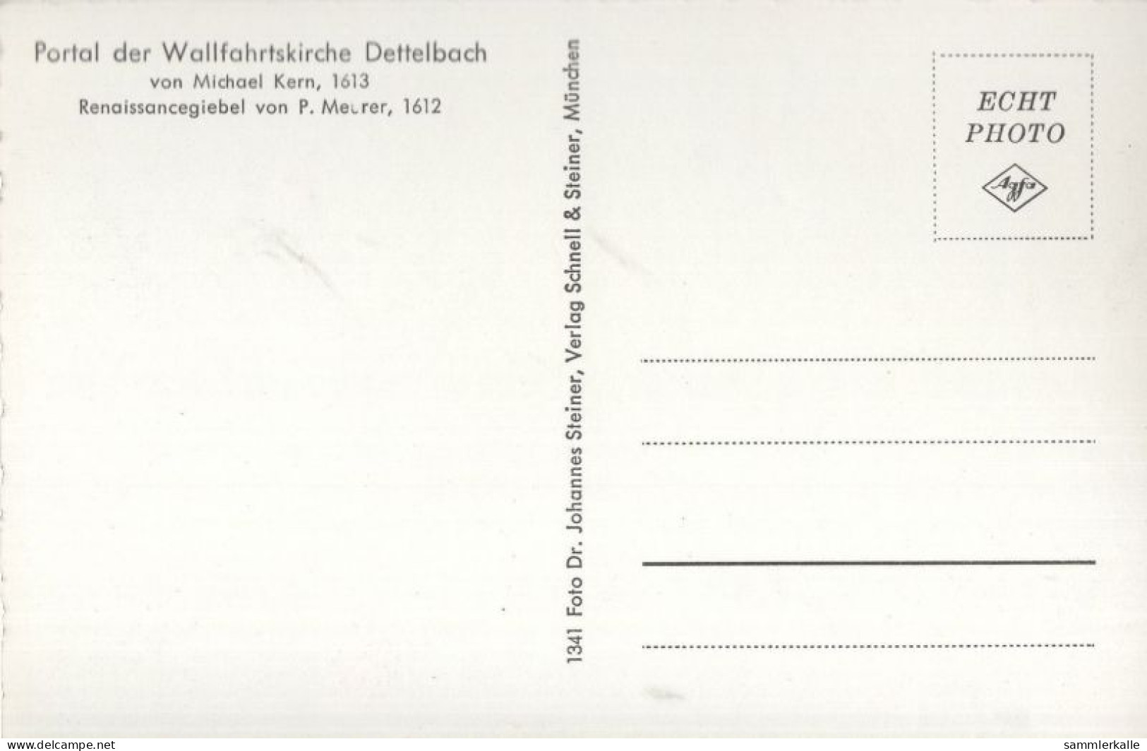 133985 - Dettelbach - Portal Der Wallfahrtskirche - Kitzingen