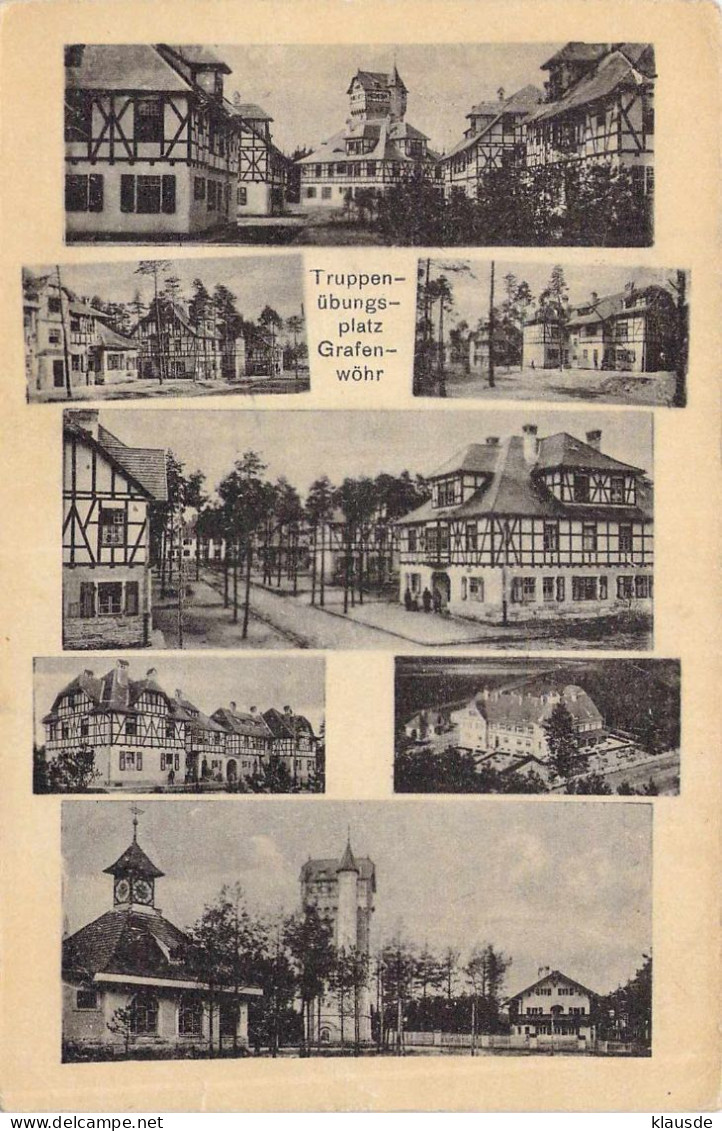 Truppenübungsplatz Grafenwöhr - Mehrbild Gel.1918 Feldpost - Grafenwoehr