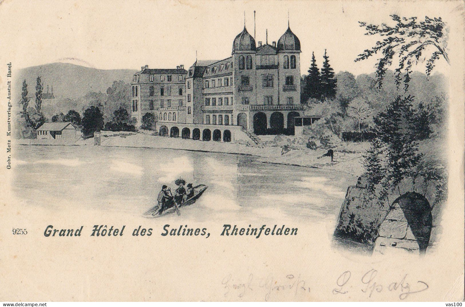GRAND HOTEL DES SALINES AU PARC - Switzerland - RHEINFELDEN 1898 - Rheinfelden