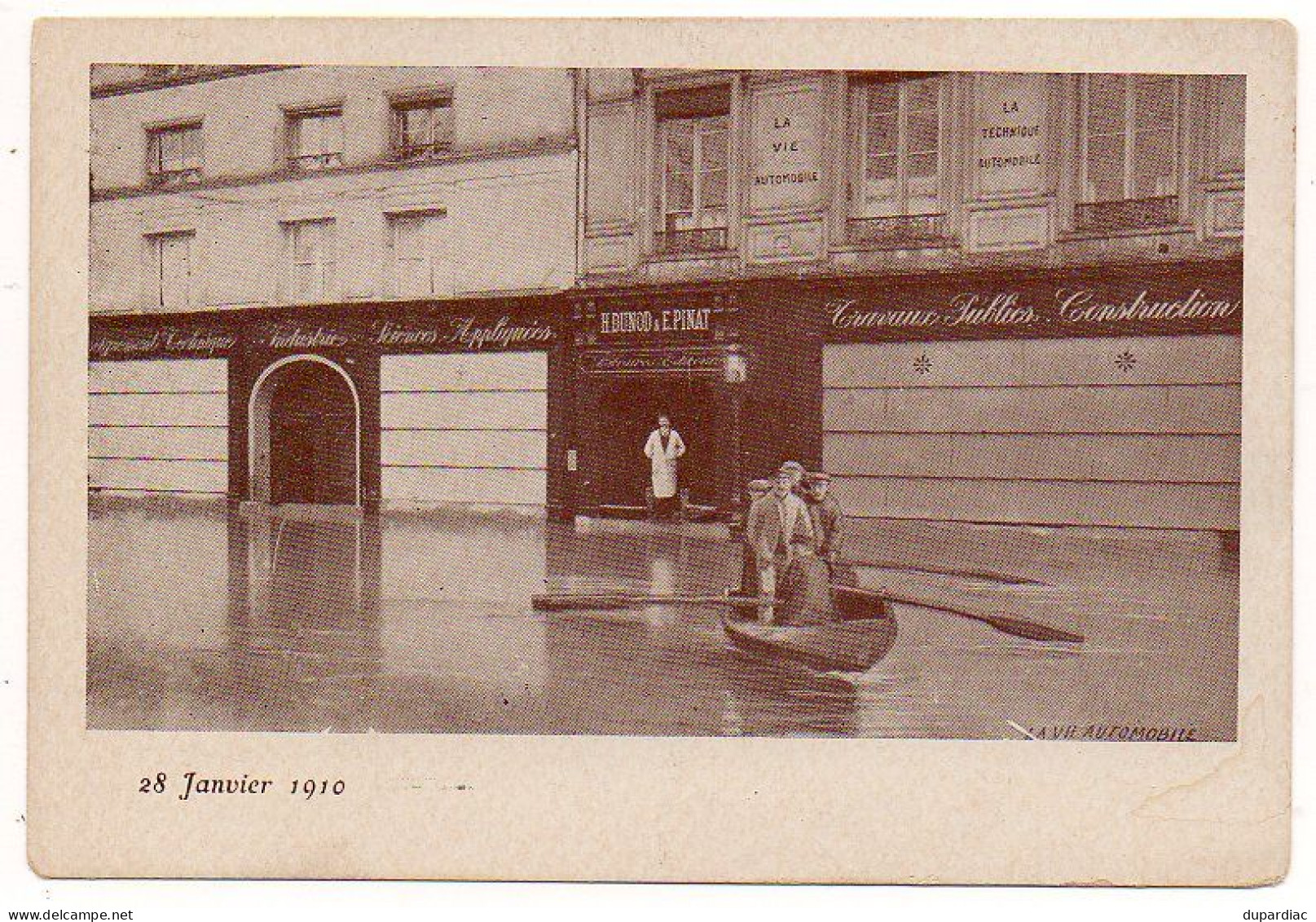 INONDATIONS : lot de 78 cartes, inondations à Villematier, Orléans, Nantes, Lyon, Moissac, Colombes, Paris, Issy, ...