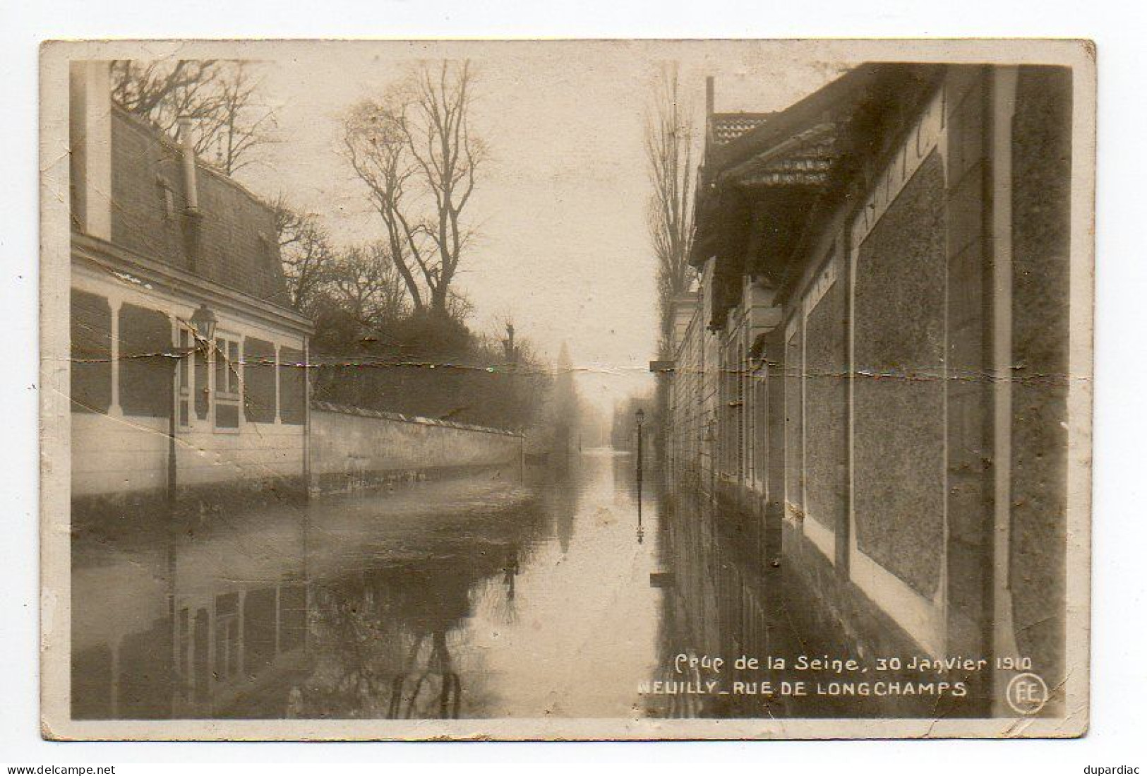 INONDATIONS : lot de 78 cartes, inondations à Villematier, Orléans, Nantes, Lyon, Moissac, Colombes, Paris, Issy, ...