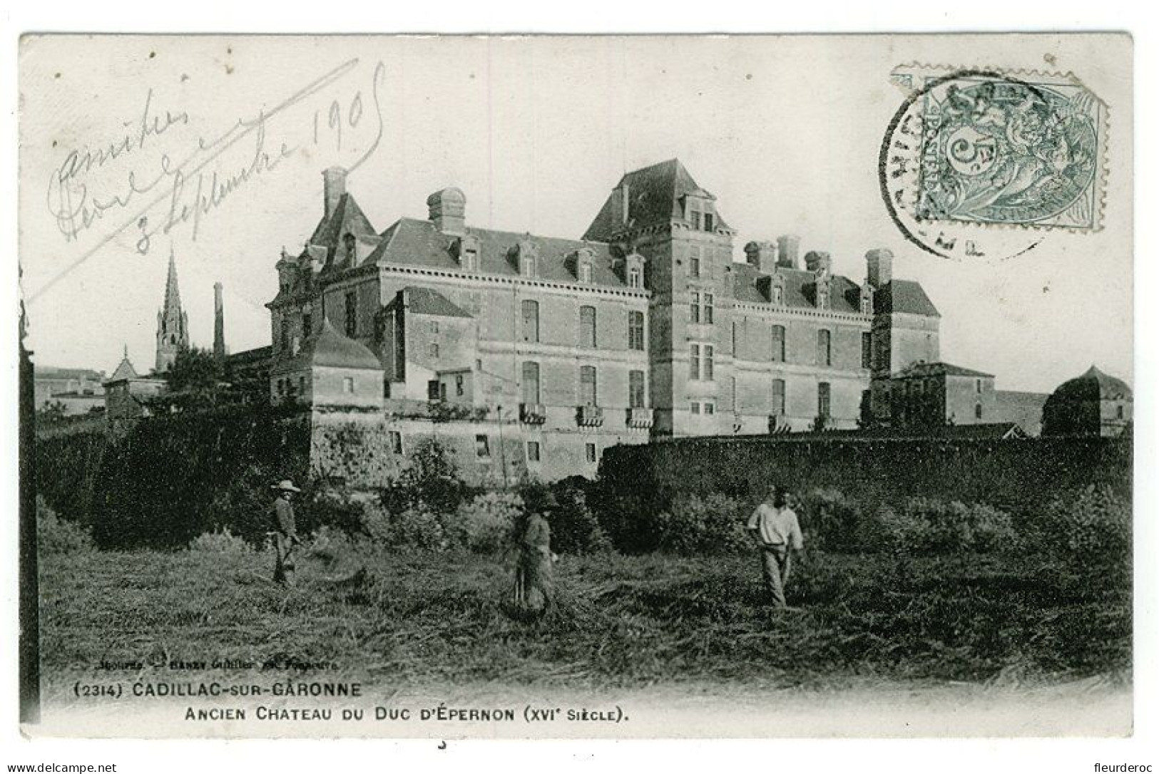 33 - CB51567CPA - CADILLAC - Ancien Château Du Duc D'epernon - FENAISON - Très Bon état - GIRONDE - Cadillac