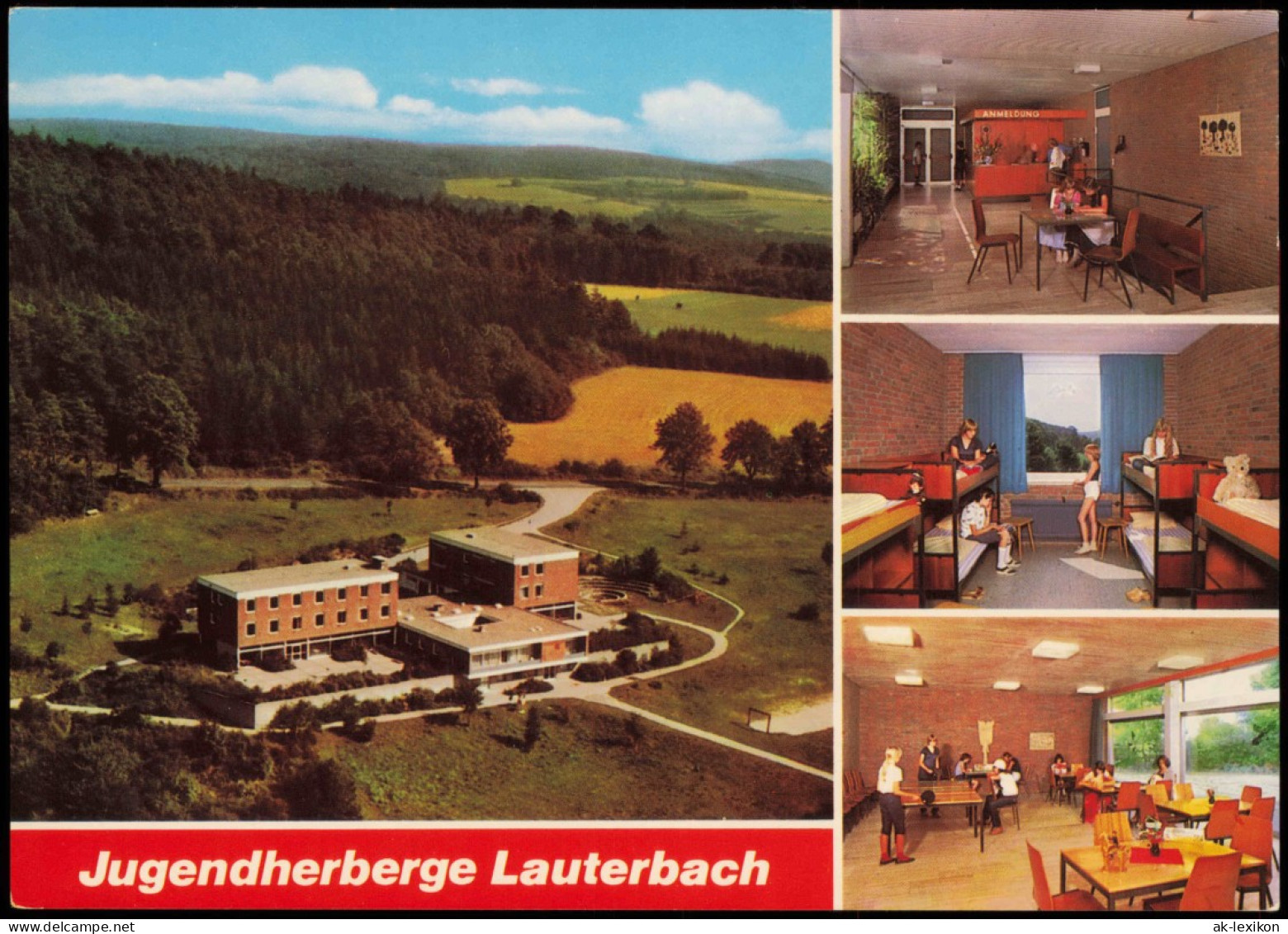 Lauterbach (Hessen) Mehrbildkarte Mit Der DJH Jugendherberge Lauterbach 1970 - Lauterbach