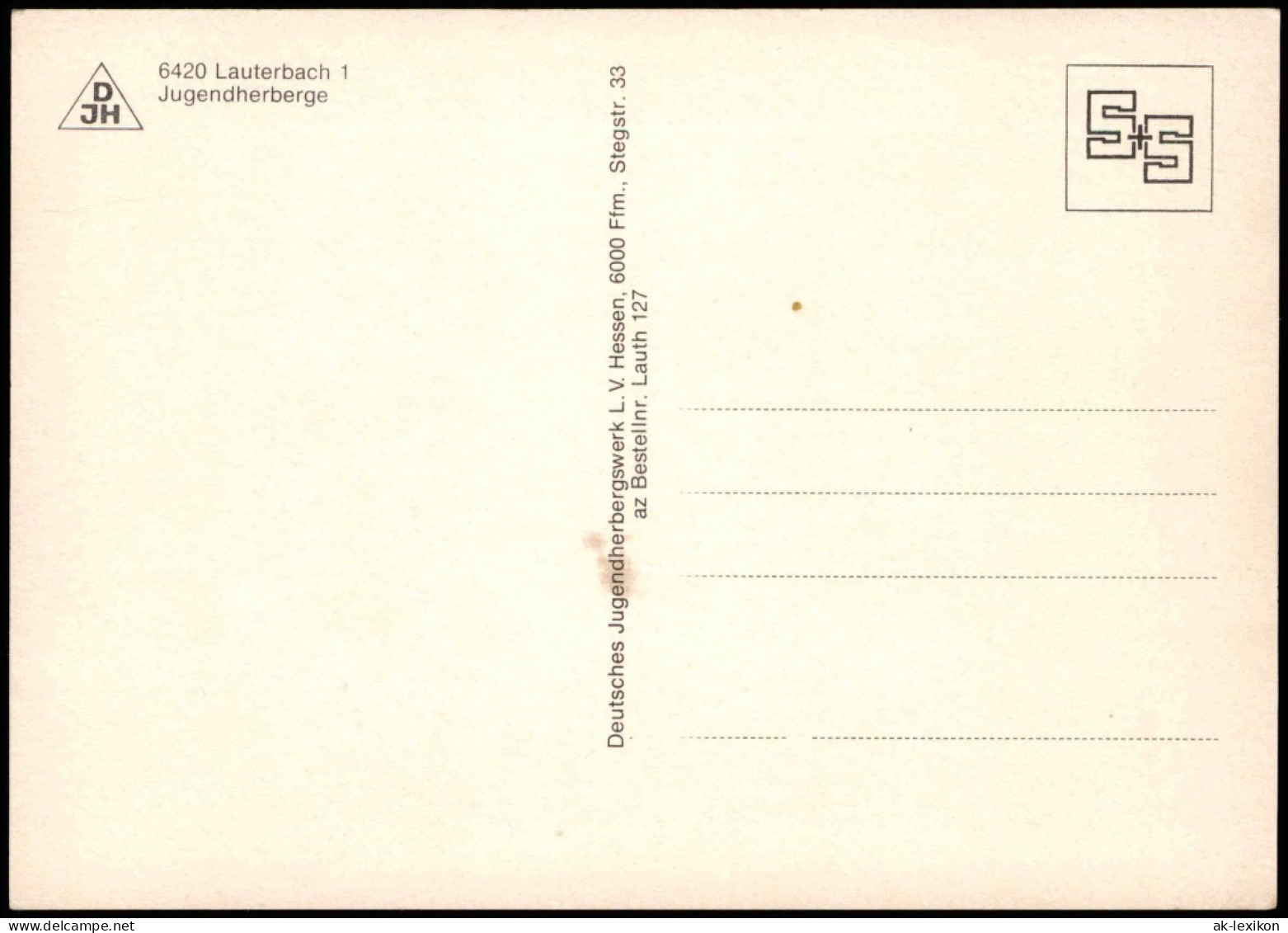 Lauterbach (Hessen) Mehrbildkarte Mit Der DJH Jugendherberge Lauterbach 1970 - Lauterbach