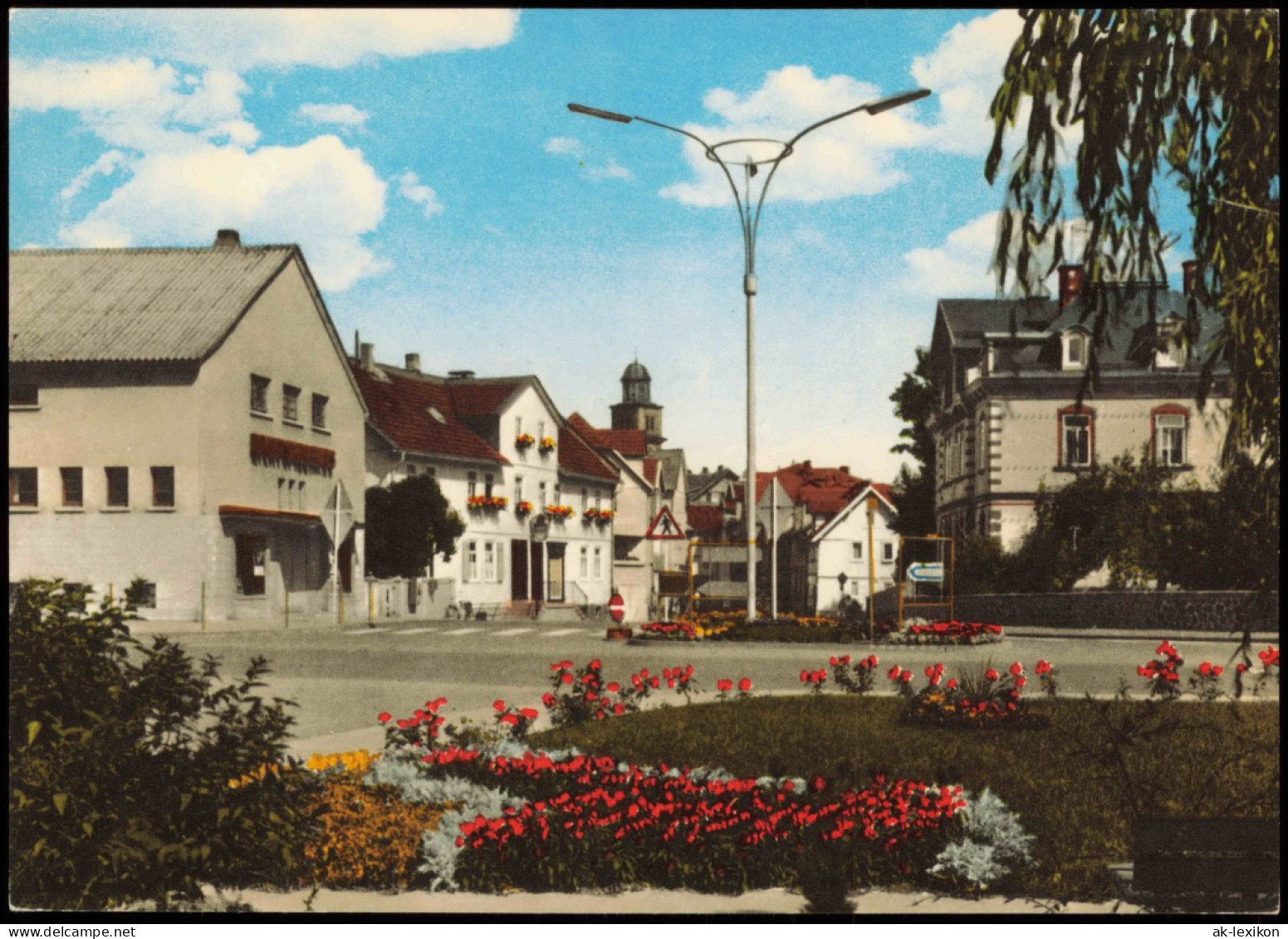 Ansichtskarte Lauterbach (Hessen) Stadtteilansicht, Strassen-Ansicht 1960 - Lauterbach