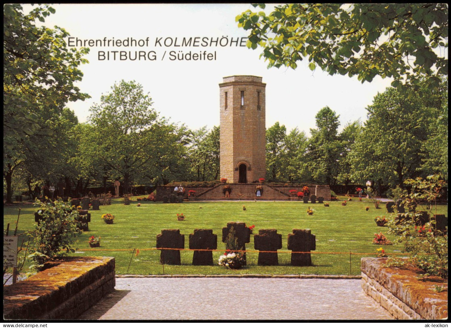 Bitburg Ehrenfriedhof KOLMESHÖHE Anlässlich Staatsbesuch Präsident Reagan 1985 - Bitburg