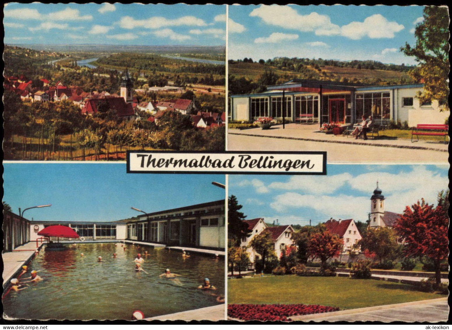 Bad Bellingen Mehrbildkarte Ortsansichten Thermalbad Bellingen/Oberrhein 1963 - Bad Bellingen