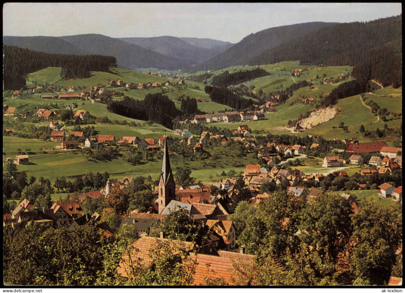 Ansichtskarte Baiersbronn Panorama-Ansicht 1968 - Baiersbronn