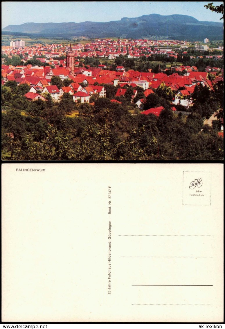 Ansichtskarte Balingen Panorama-Ansicht 1980 - Balingen