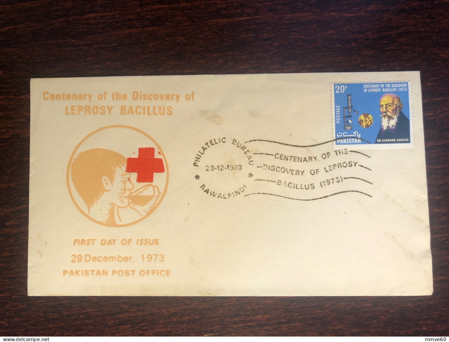 PAKISTAN FDC COVER 1973 YEAR LEPROSY LEPRA HANSEN HEALTH MEDICINE STAMPS - Pakistan