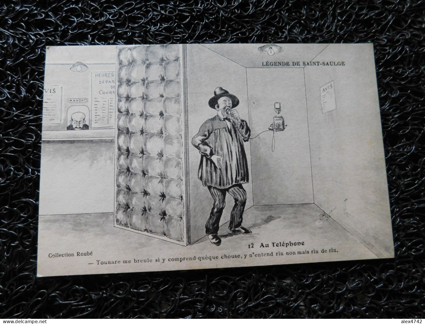 Légende De Saint-Saulge, Collection Roubé, "Au Téléphone"  (A16-3) - Fiabe, Racconti Popolari & Leggende
