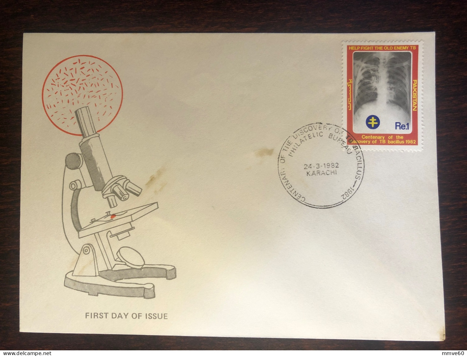 PAKISTAN FDC COVER 1982 YEAR TUBERCULOSIS TBC HEALTH MEDICINE STAMPS - Pakistan