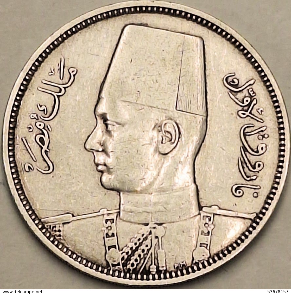 Egypt - 5 Piastres AH1358-1939, KM# 366, Silver (#3841) - Egypte