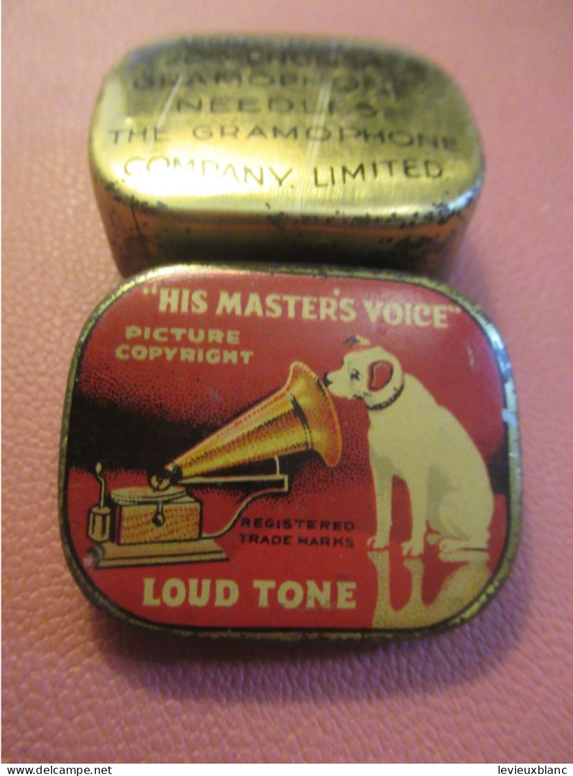 Publicité/Boite En Métal/His Master Voice/aiguille De Gramophone/The Gramophone Cie Ltd/vers1920-40       BFPP310 - Scatole