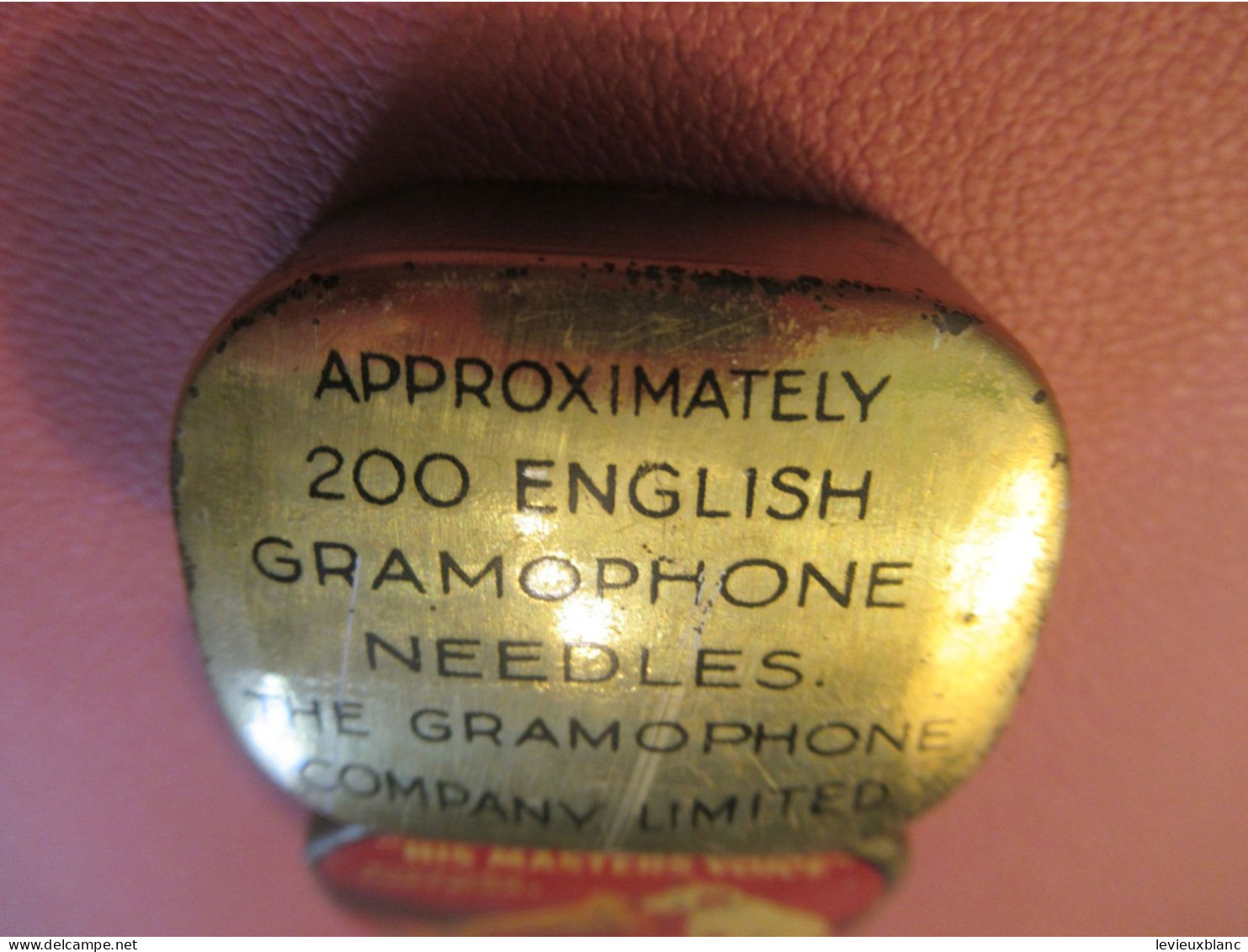 Publicité/Boite en métal/His Master Voice/aiguille de Gramophone/The Gramophone Cie Ltd/vers1920-40       BFPP310