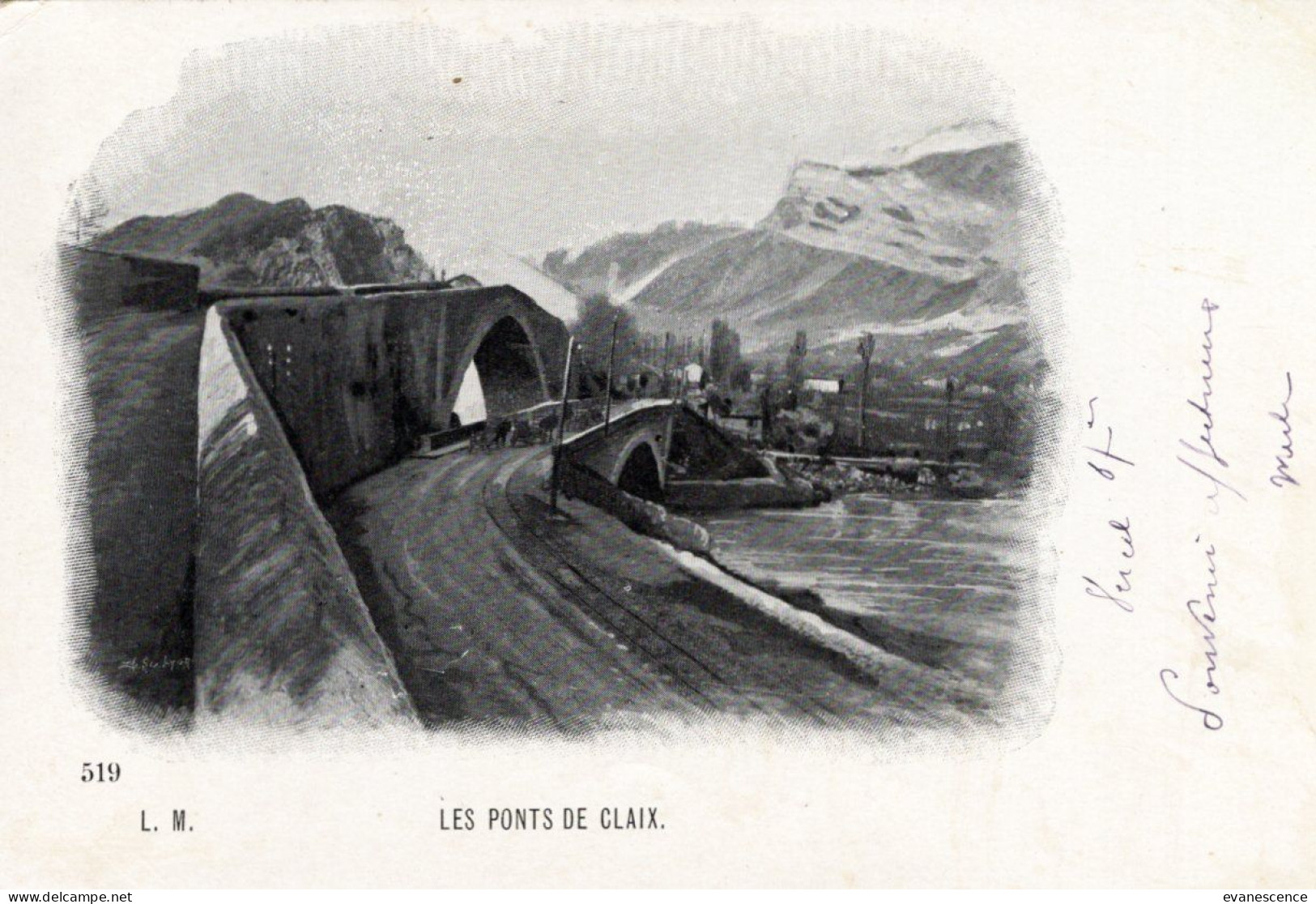 38 : Les Ponts De Claix   En 1901   ///   Ref.  Mars 24 /// N° 29.492 - Claix