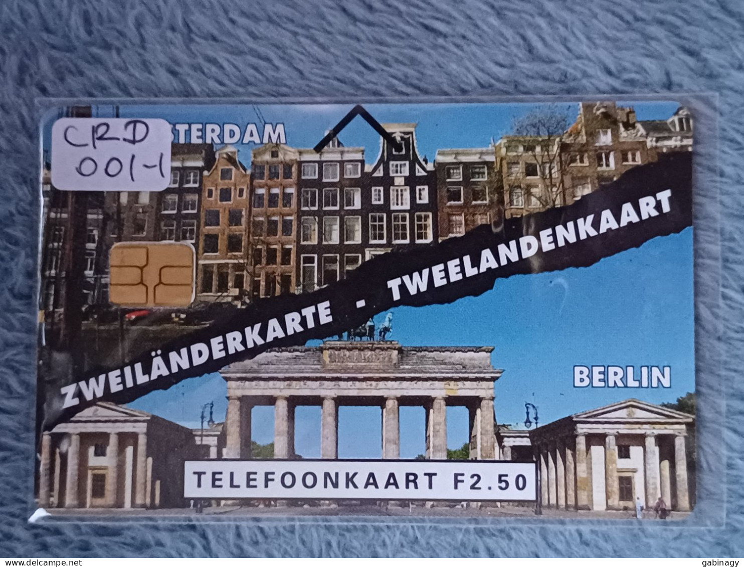 NETHERLANDS - CRD001-1 - Tweelanden Kaart Amsterdam/Berlin - 1.000EX. - Private