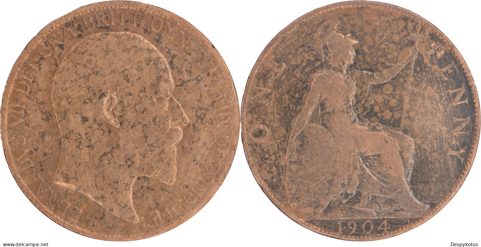 UK - 1904 - ONE PENNY - EDOUARD VII - 18-403 - D. 1 Penny