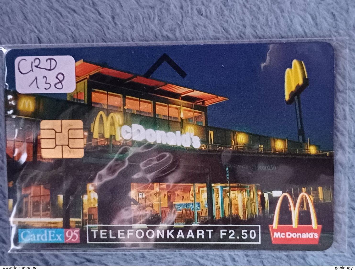 NETHERLANDS - CRD138 - CardEx 1995 McDonald's - 1.500EX. - Privadas