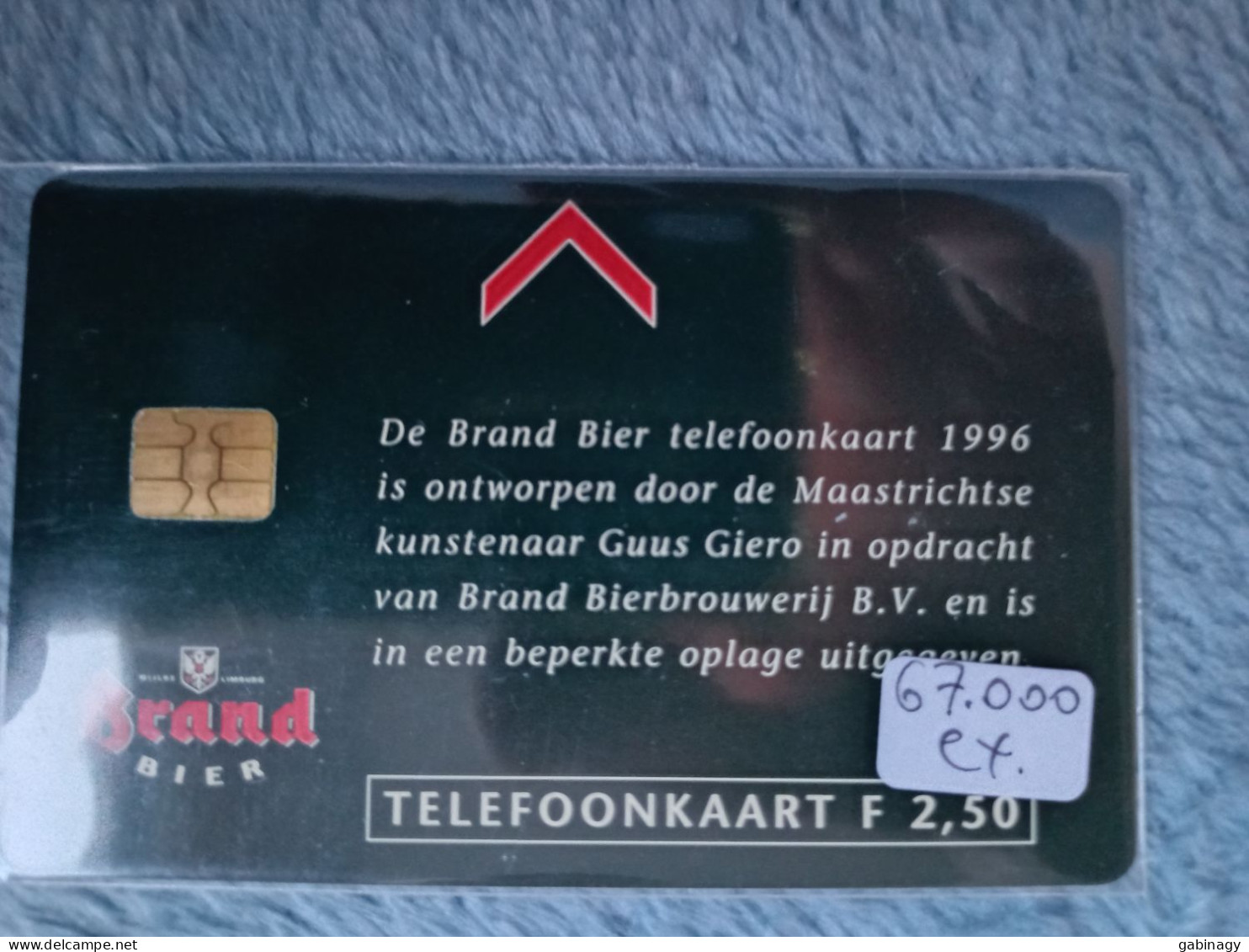 NETHERLANDS - CRD263 - Brand Bier, De Kunst Van Het Genieten - BEER - 67.000EX. - Private