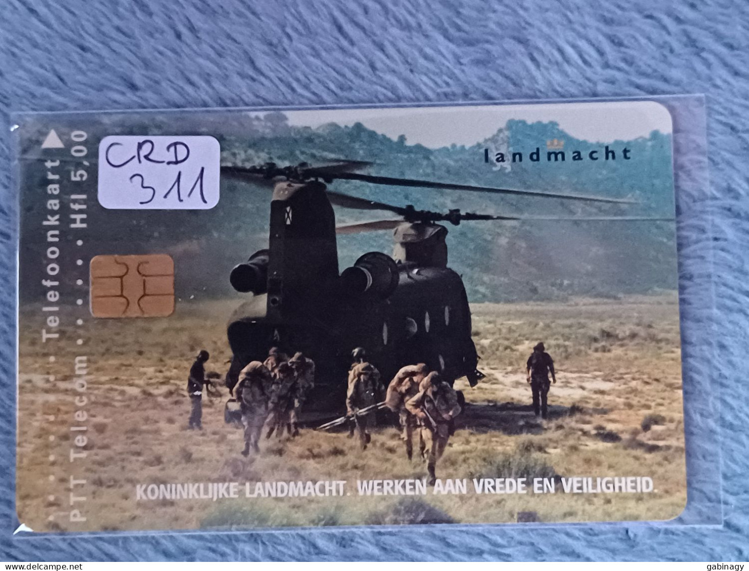 NETHERLANDS - CRD311 - Koninklijke Landmacht, Werken Aan Vrede En Veiligheid - ARMY - MILITARY - HELICOPTER - 5.000EX. - Privadas