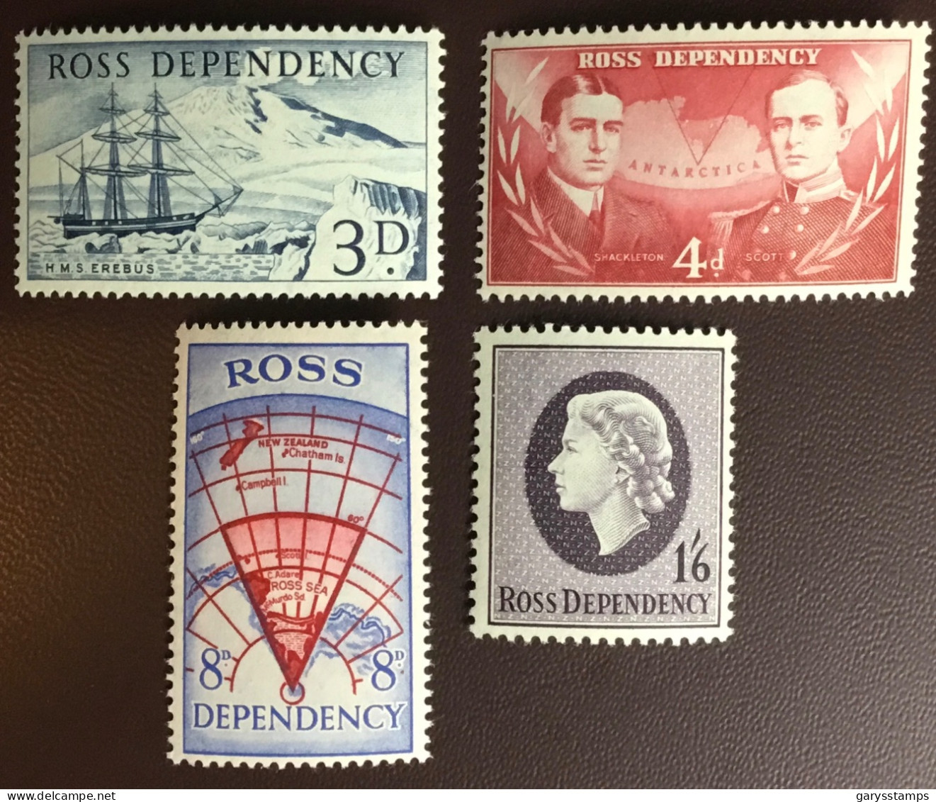 Ross Dependency 1957 Definitives Set MNH - Ungebraucht