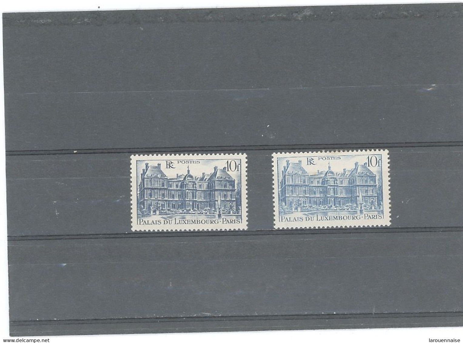 VARIÉTÉ- N°760 -N* -10 F LUXEMBOURG -BLEU NOIR - Nuovi