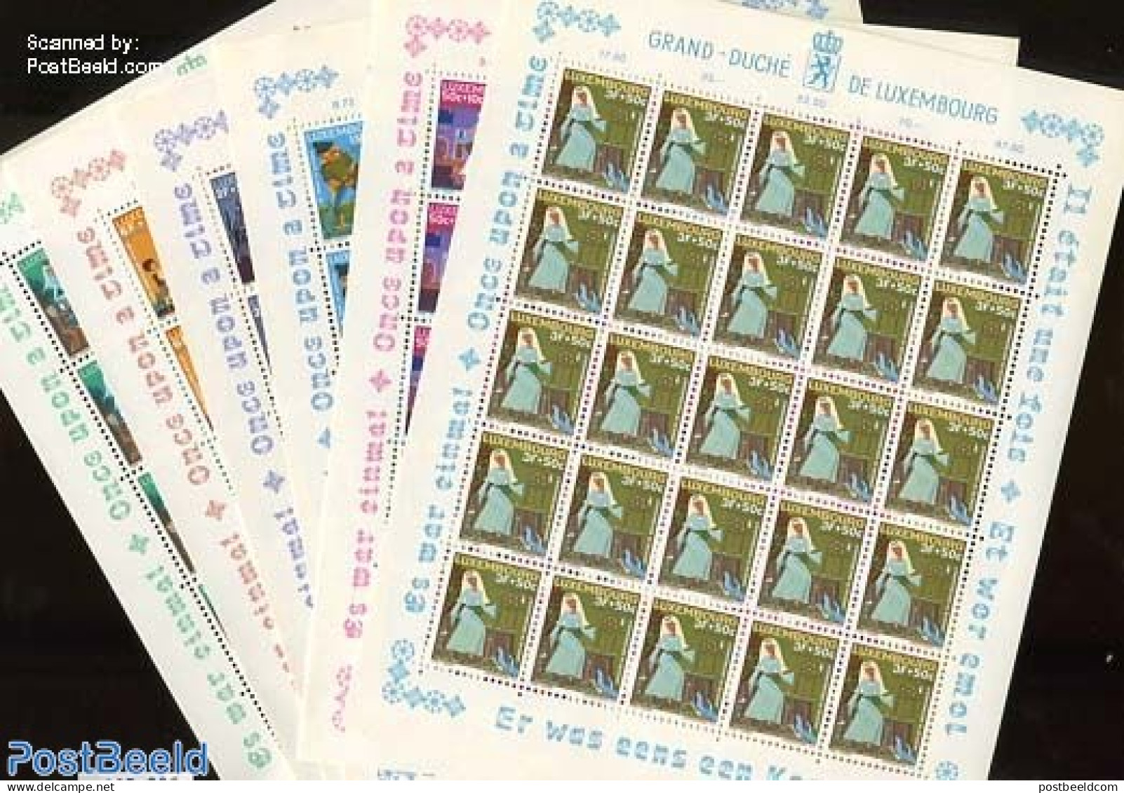 Luxemburg 1966 Caritas 6 M/ss, Mint NH, Art - Fairytales - Unused Stamps