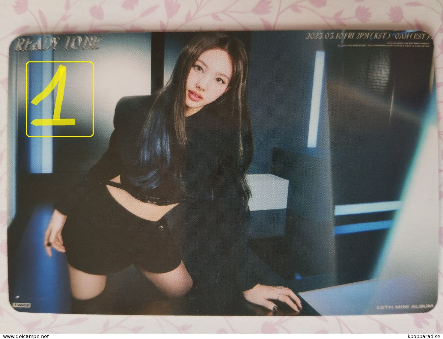 Photocard K POP Au Choix  TWICE Ready To Be Nayeon - Objetos Derivados