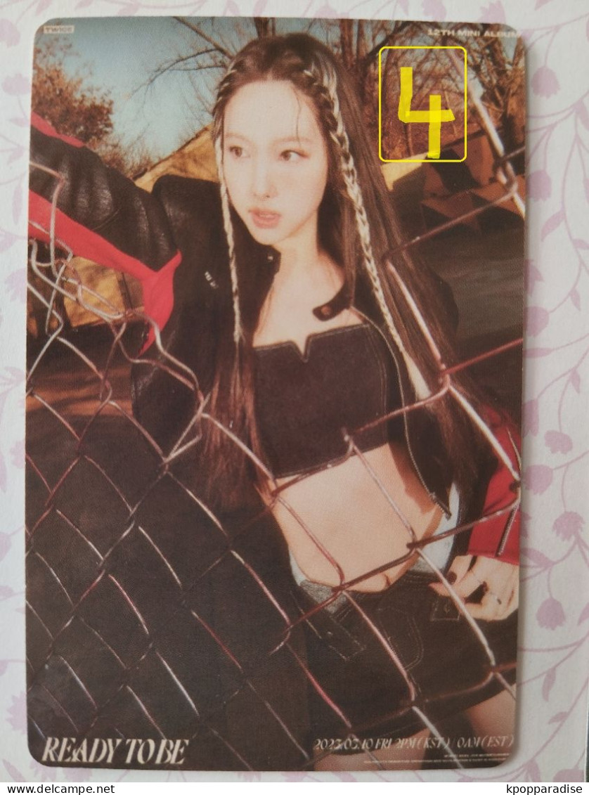 Photocard K POP Au Choix  TWICE Ready To Be Nayeon - Varia