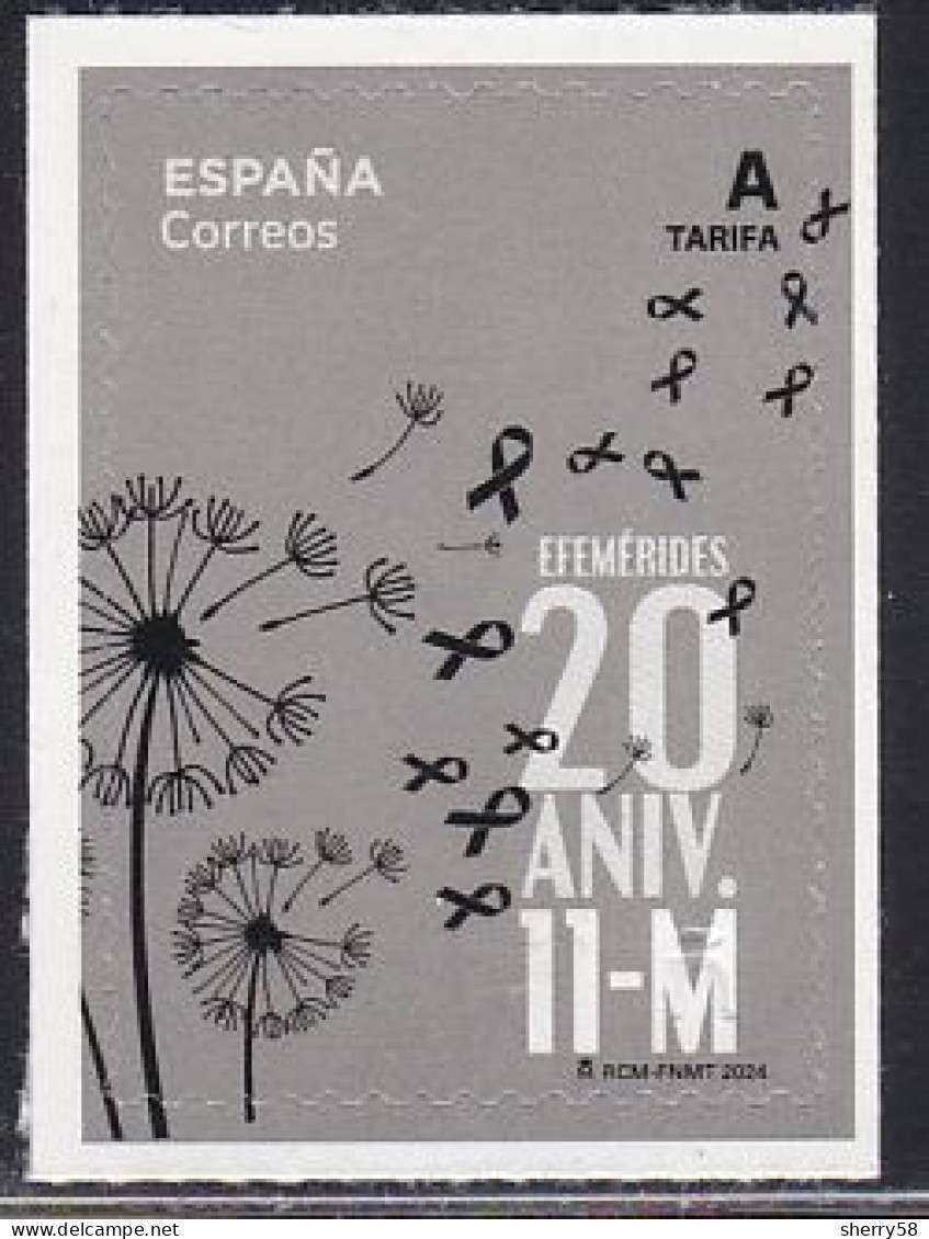 2024-ED. 5728 -Efemérides. 20 Aniversario 11-M - NUEVO - Unused Stamps