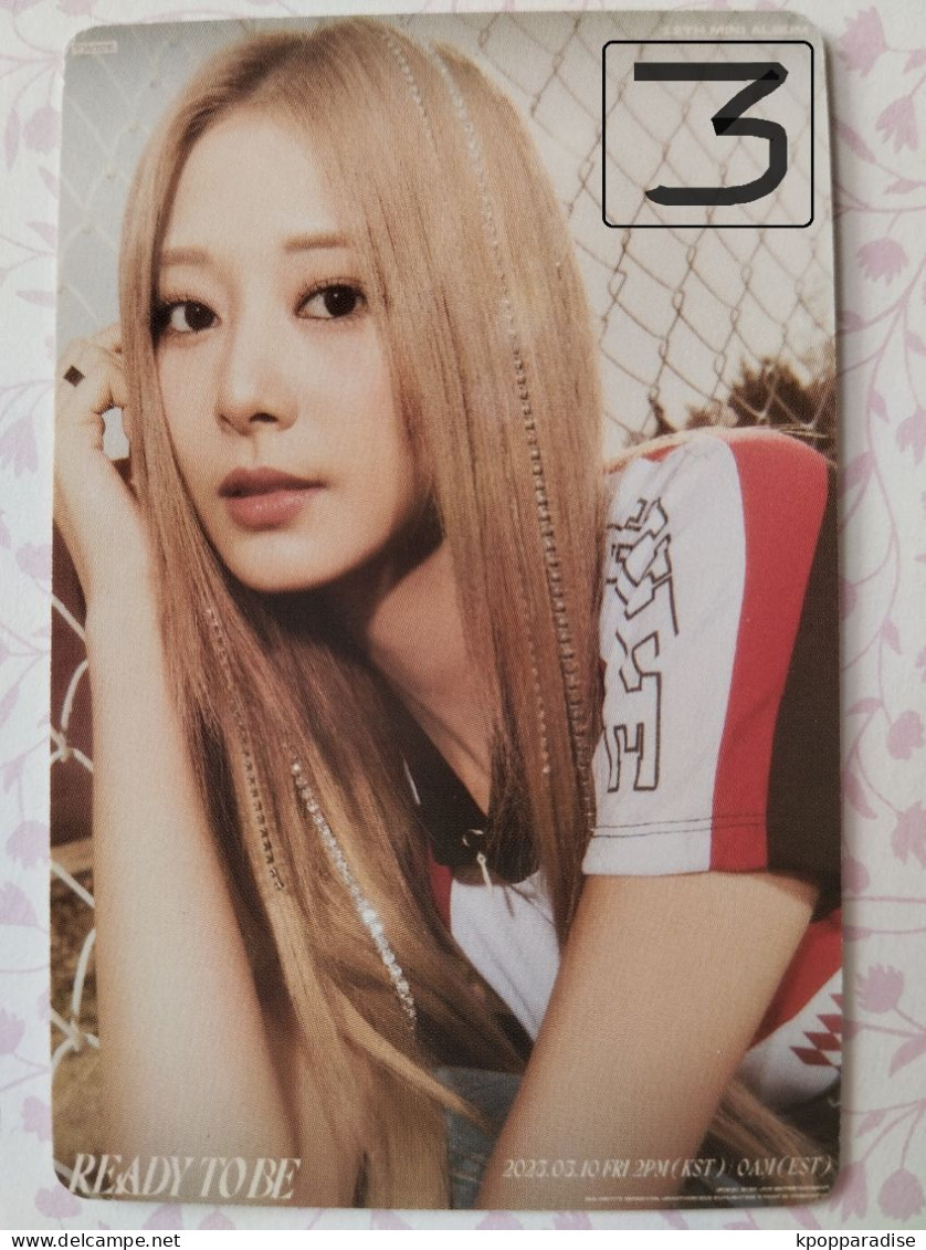 Photocard K POP Au Choix  TWICE Ready To Be Tzuyu - Objetos Derivados