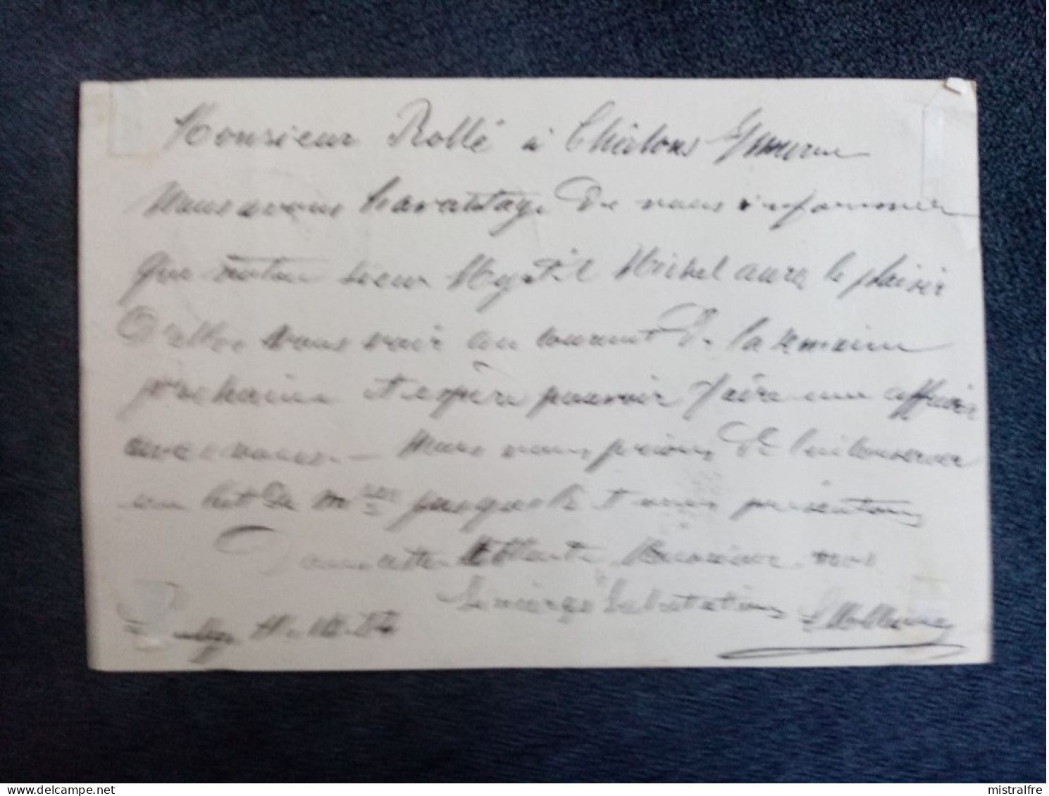 LUXEMBOURG. 1884. Carte Postale De Luxembourg à Chalon Sur Marne Via Paris. Exp L.M MICHEL " Cuirs Et Peaux " - Ganzsachen
