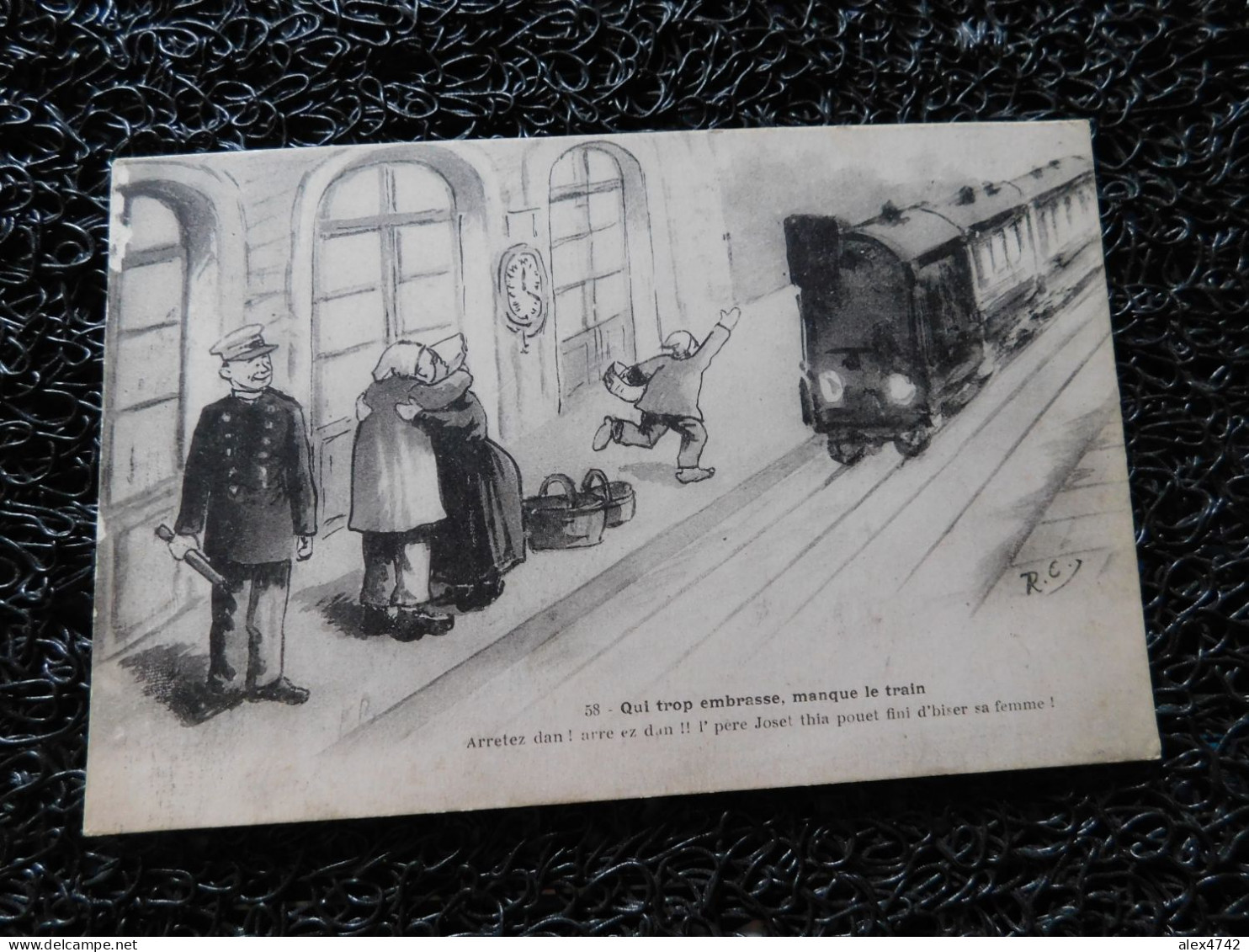 Qui Trop Embrasse, Manque Le Train   1916  (A16-4) - Fairy Tales, Popular Stories & Legends
