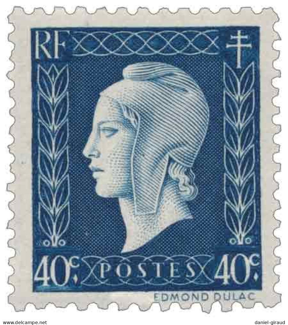 France 1944-1945 N°YT 684-685-686-691 MNH** Marianne De Dulac - 1944-45 Marianne De Dulac