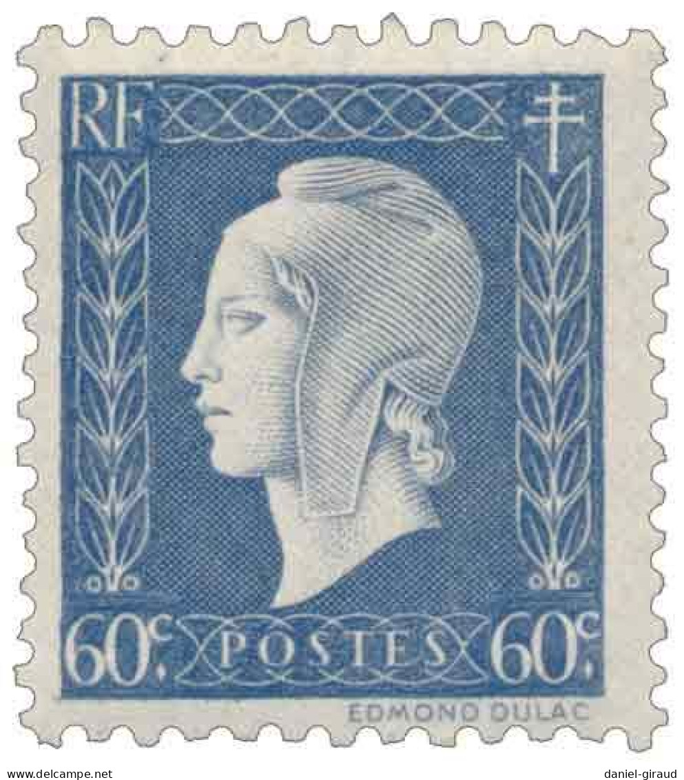 France 1944-1945 N°YT 684-685-686-691 MNH** Marianne De Dulac - 1944-45 Marianne De Dulac