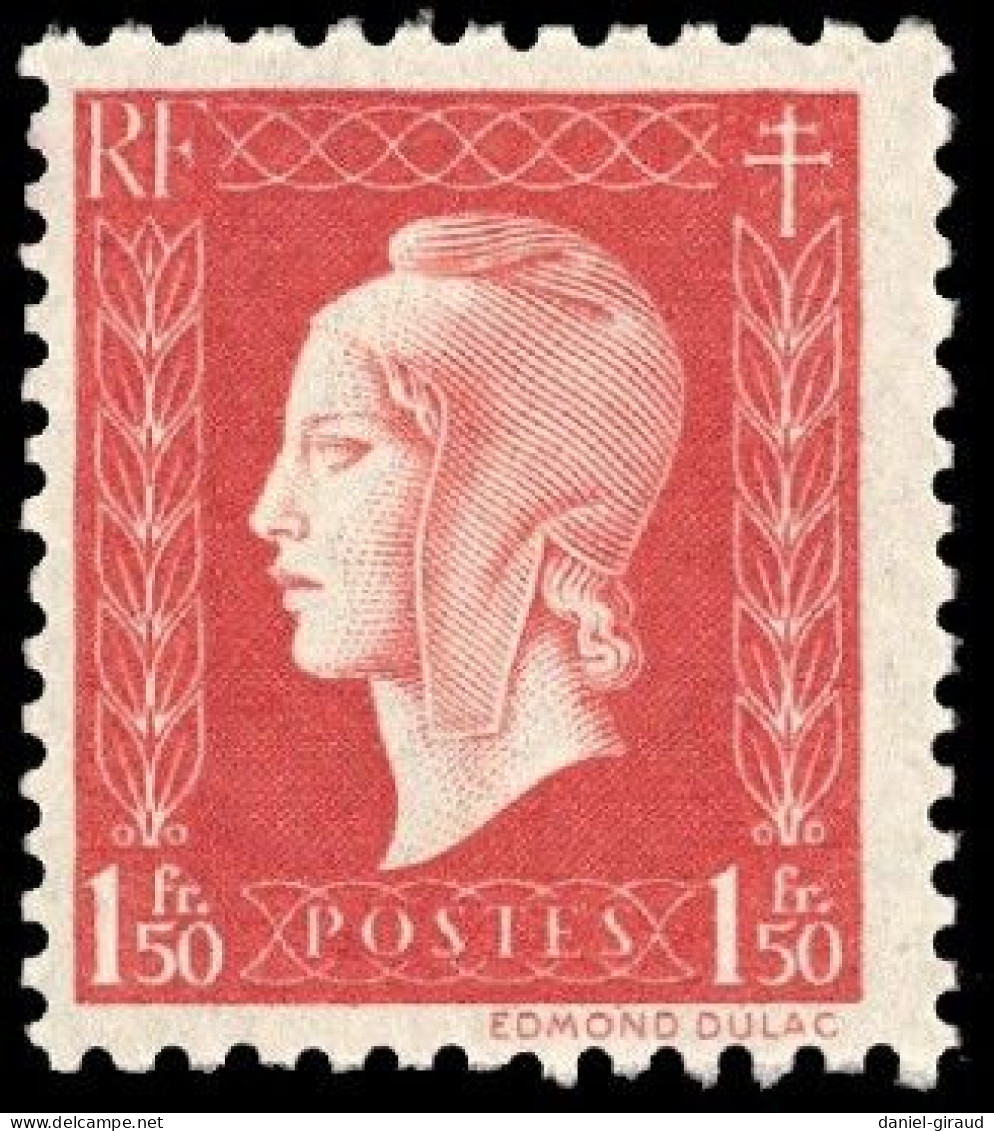 France 1944-1945 N°YT 684-685-686-691 MNH** Marianne De Dulac - 1944-45 Marianne (Dulac)