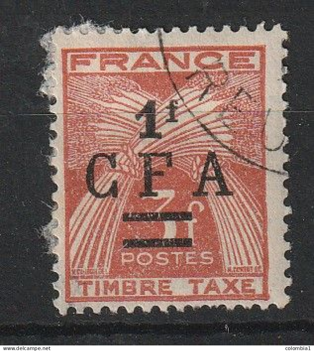 REUNION YT  TAXE 38 Oblitéré - Timbres-taxe