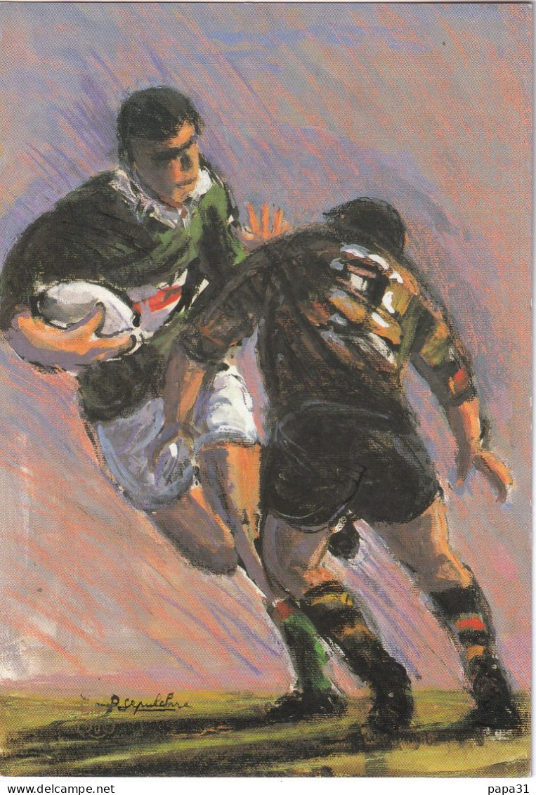 Rugby - Phase De Jeu - Illustration De Patrice SEPULCHRE - Rugby