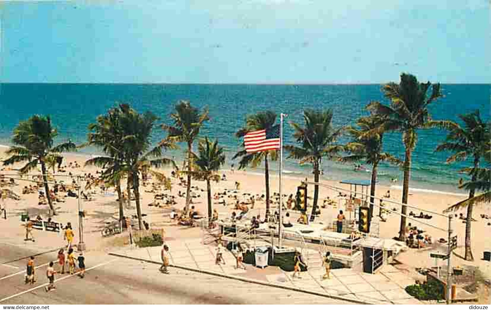 Etats Unis - Fort Lauredale - Fort Lauredale Beach At Las Olas Boulevard And Highway A1A - CPM - Voir Scans Recto-Verso - Fort Lauderdale