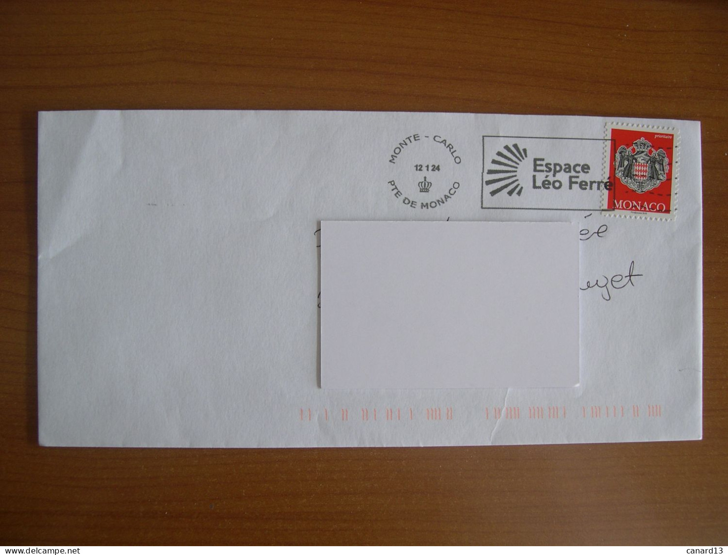 Enveloppe Avec Flamme  MONACO - Postmarks