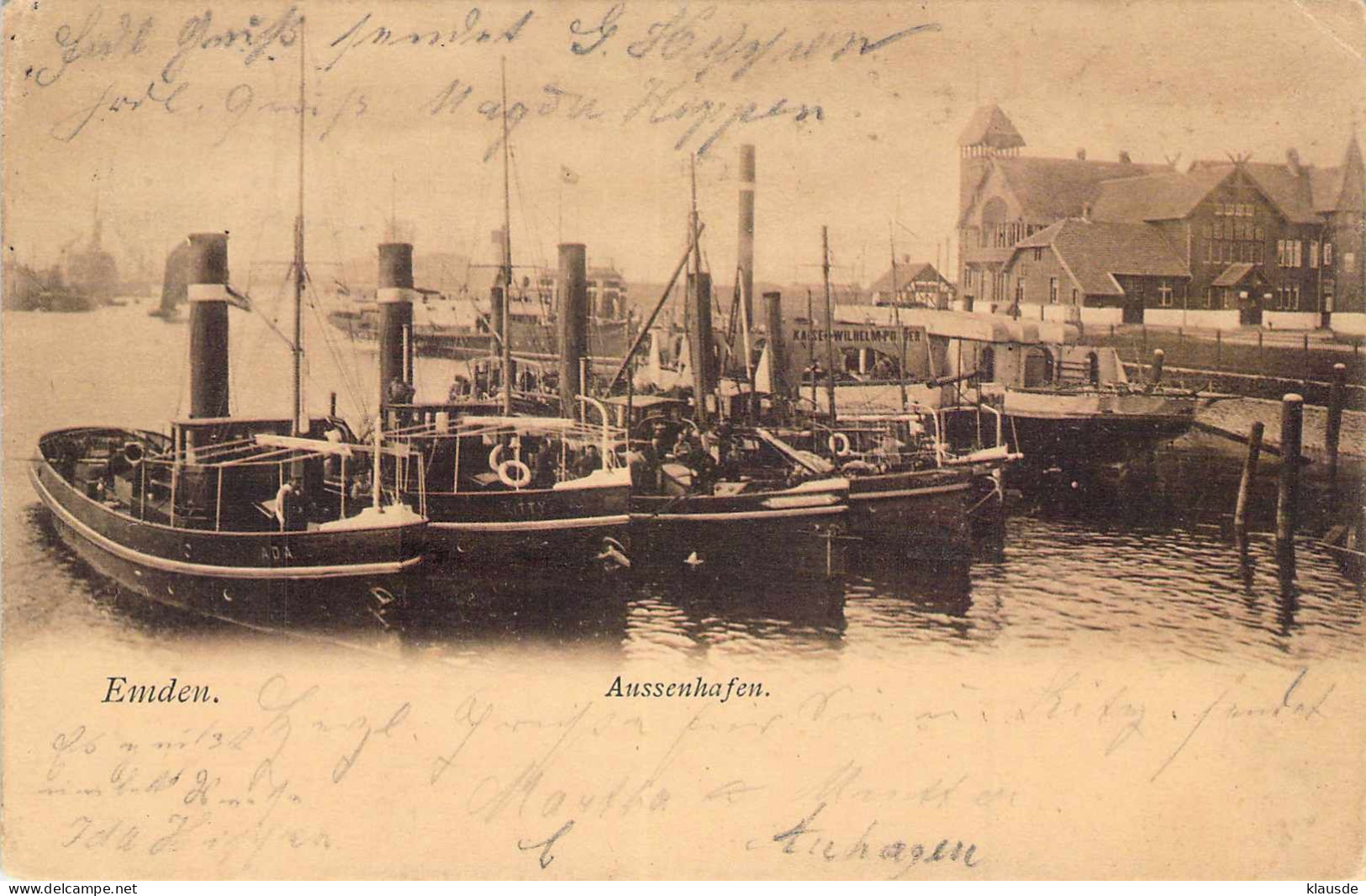 Emden Aussenhafen Gel.190? AKS - Emden