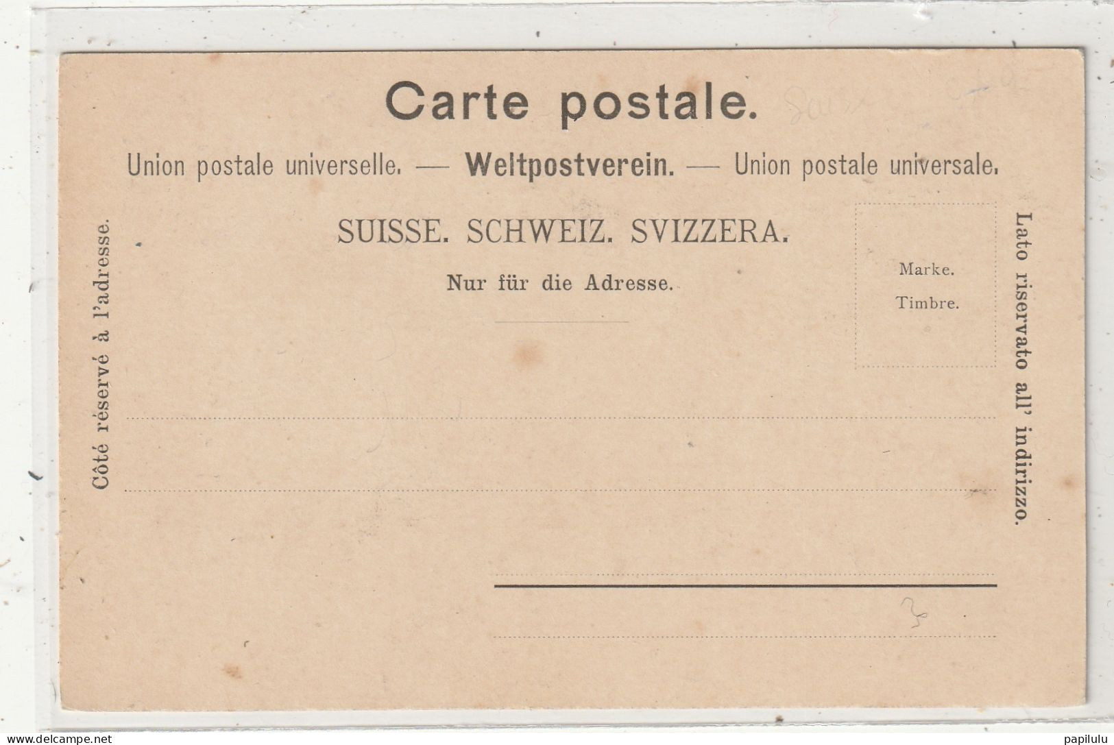 SUISSE 166 : Précurseur : Gorges De La Reuse " De L'Areuse ": édit. H Guggenheim & Co N° 4185 - Boudry