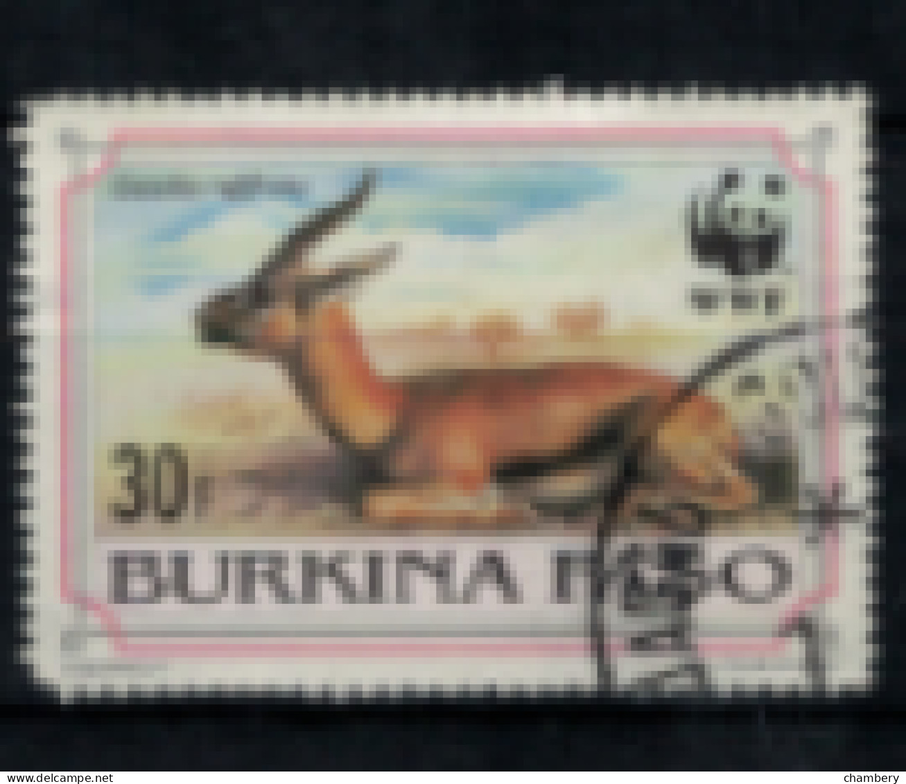 Burkina-Faso - "Protection De La Nature : Gazelle Rufifrons" - Oblitéré N° 882 De 1993 - Burkina Faso (1984-...)