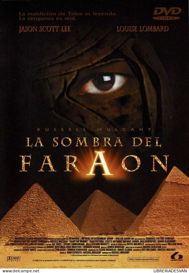 La Sombra Del Faraón. DVD - Autres & Non Classés